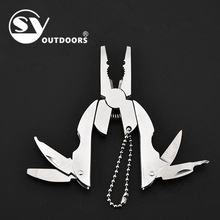 不锈钢乌龟钳多功能工具钳户外组合五金刀具便携折叠迷你钳龟背钳