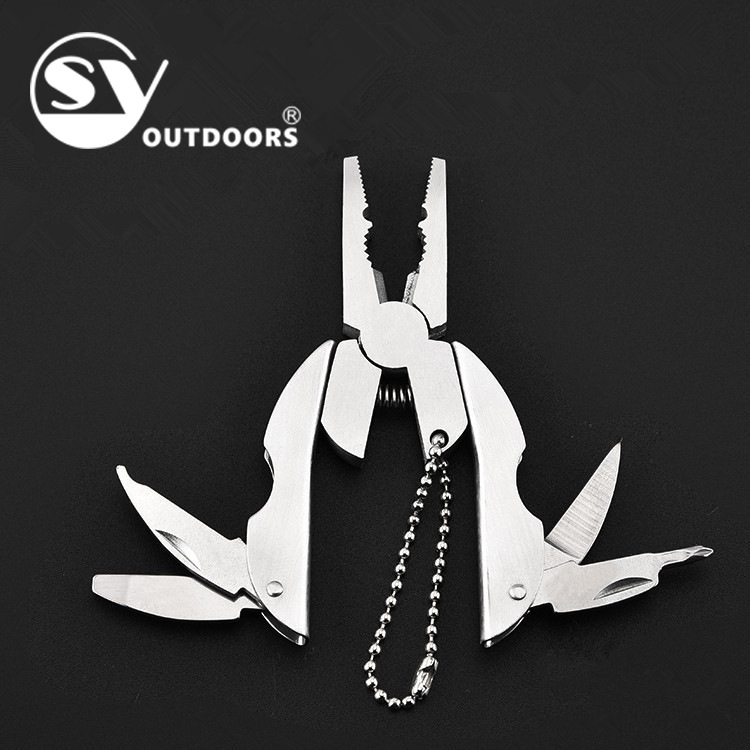 不锈钢乌龟钳多功能工具钳户外组合五金刀具便携折叠迷你钳龟背钳