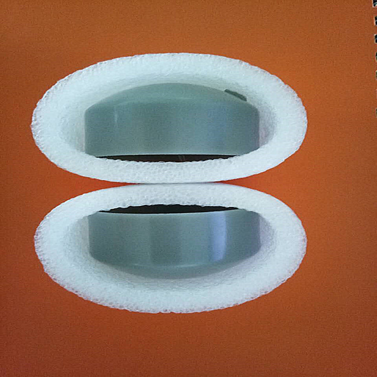 小铁盒快递epe泡沫包装棉套缓冲抗压防潮吸音珍珠棉管白色海绵管