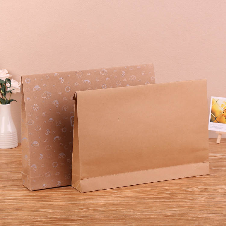 创意简约信封纸袋批发 牛皮纸包装袋 服装包装礼品袋 可加logo