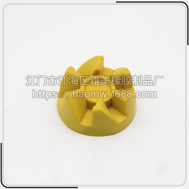 配件批发 离合器联轴器 刀齿传动头 橡胶传动齿橡胶轮 电器轮厂家