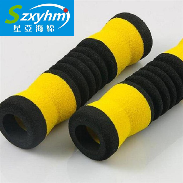 生产NBR发泡管防护 健身器材黑色大泡棉管 nbr橡塑防滑减震把套
