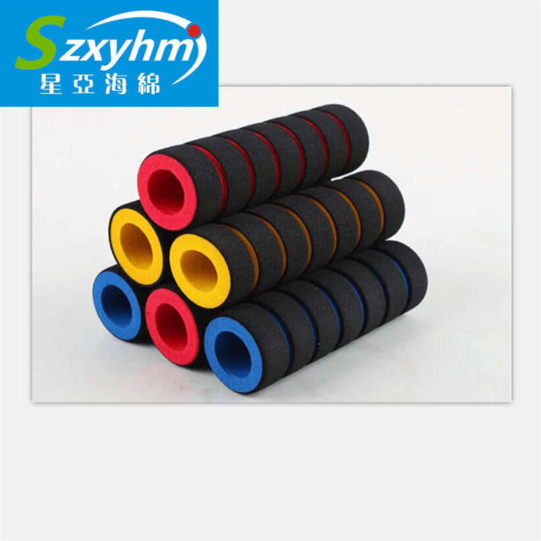 厂家直销网球拍手把套丁晴胶NBR发泡管低价磨面跳绳手把套