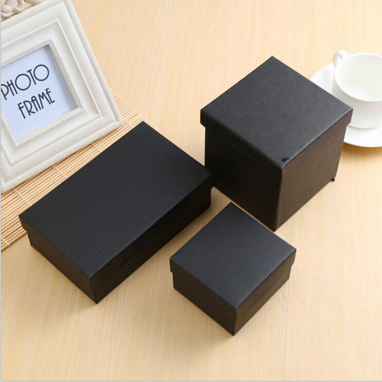 黑色礼品盒手镯首饰盒  手表盒 纸质硬包装盒 礼品包装