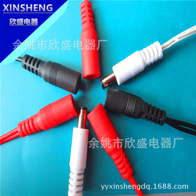 供应DC线 5.5*2.1公母插头线3.5DC电源线防水DC线LED灯连接线