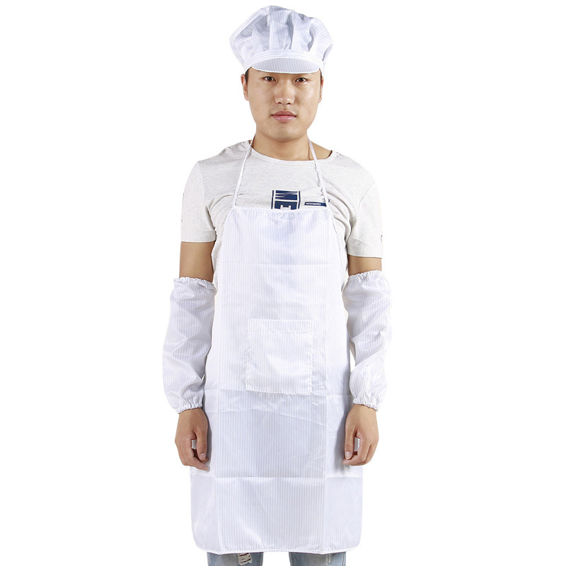 防静电围裙 洁净布围裙  无尘服配套围裙厨房围裙