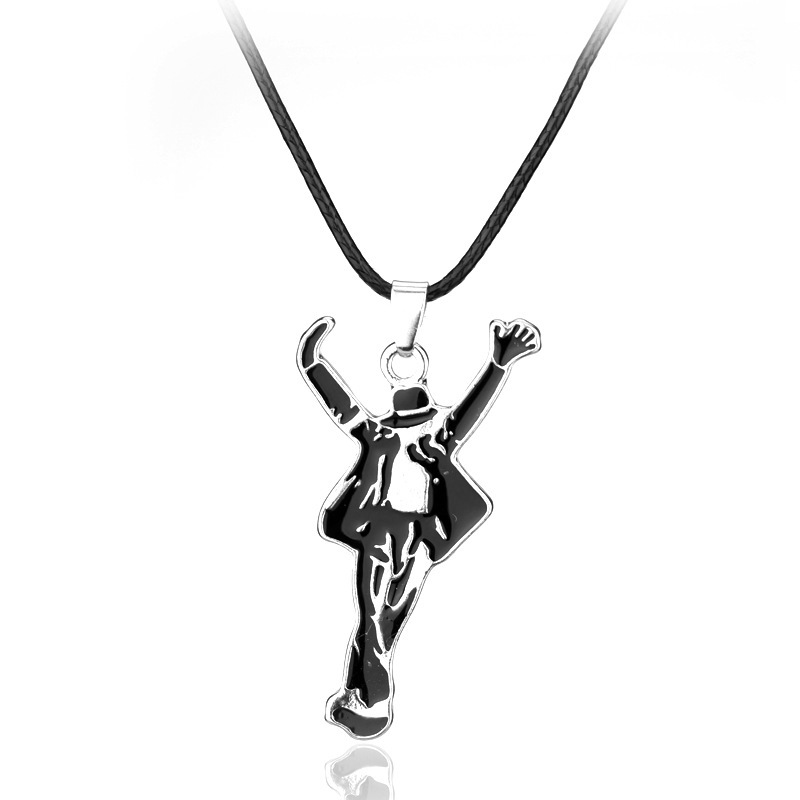 European and American jewelry Michael Jackson Michael Jackson necklace dance king fashion retro pendant