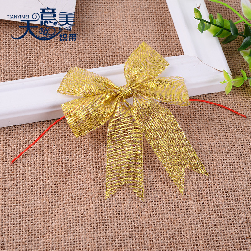 Nieve arena traga cola arco cinta regalo embalaje al por mayor hecho a mano flor DIY Ropa Accesorios cinta flor