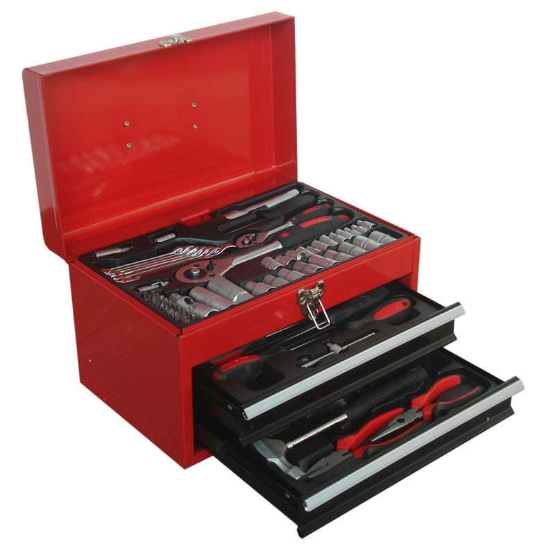 五金工具组合工具多功能金属工具箱手提工具组套