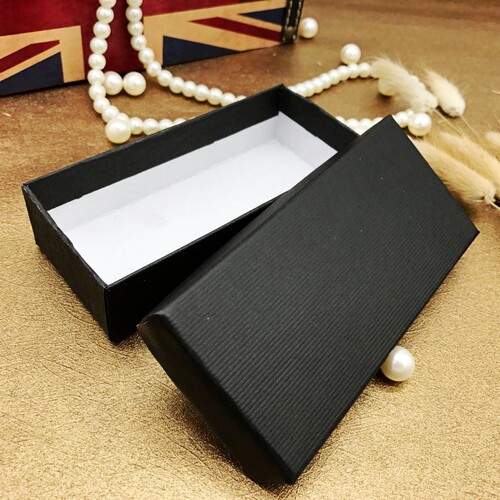New custom rectangular men's and women's watch box gift box hot stamping LOGO watch box