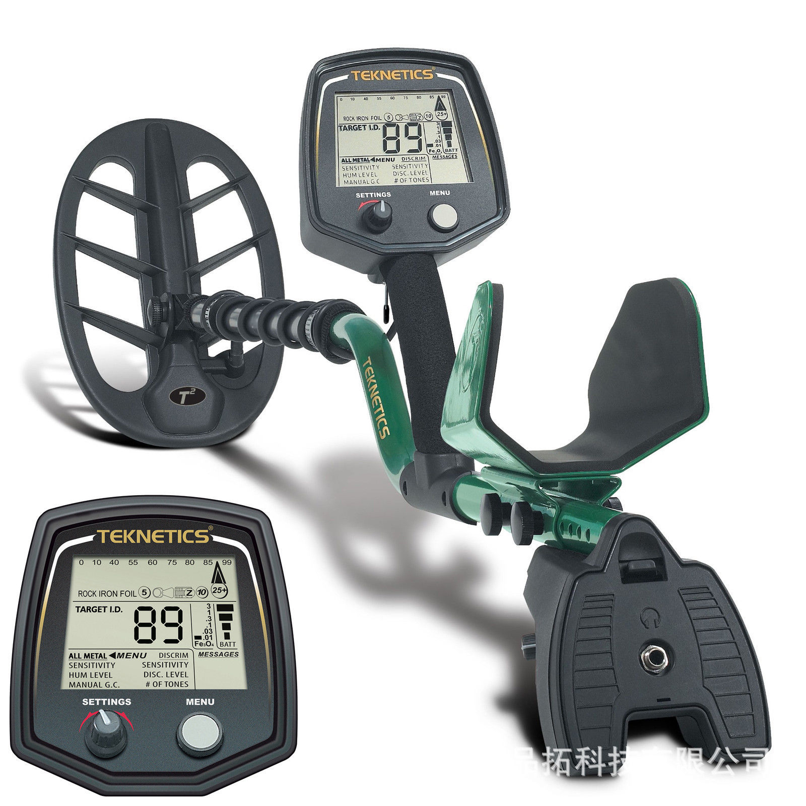 高灵敏度精准型黄金探测器T2地下金属探测器考古探宝仪器