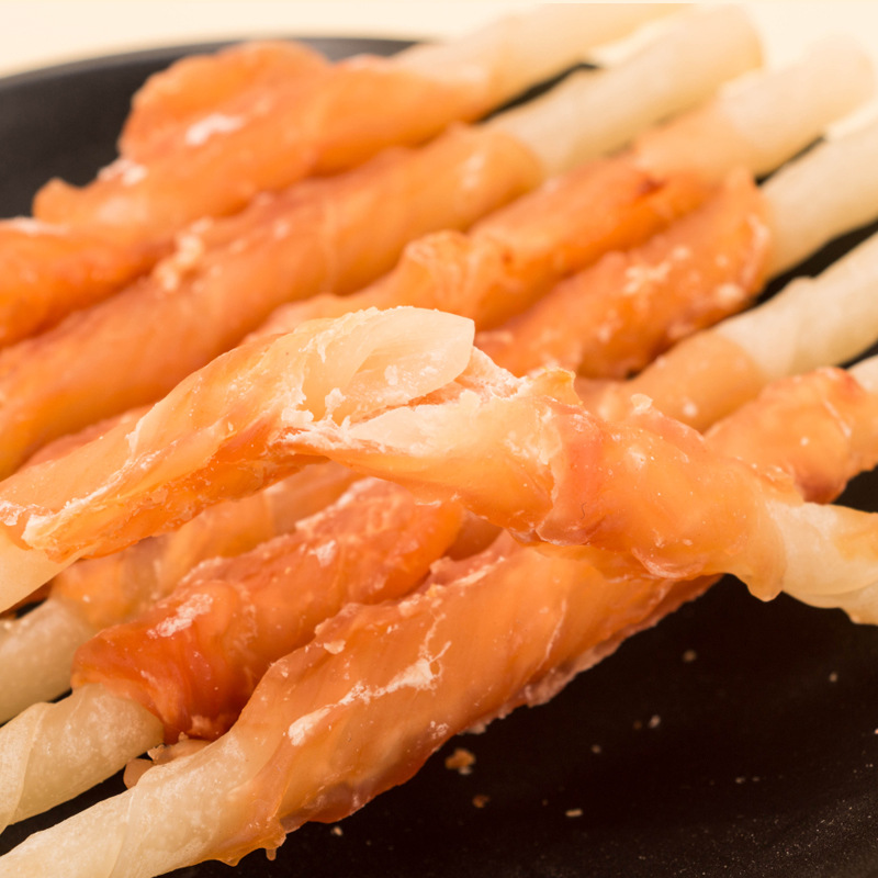 Perro de mascota pollo, queso, perrito, aperitivos de perro, entrenamiento al por mayor, perrito, dientes de molienda, hueso, perro, comida de goma