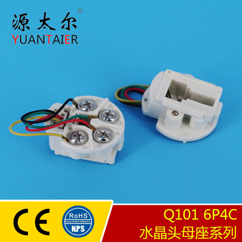 Q101 6P4C �绰ǽ��ӿ� RJ11ǽ������ĸ�� 6P4Cǽ��������