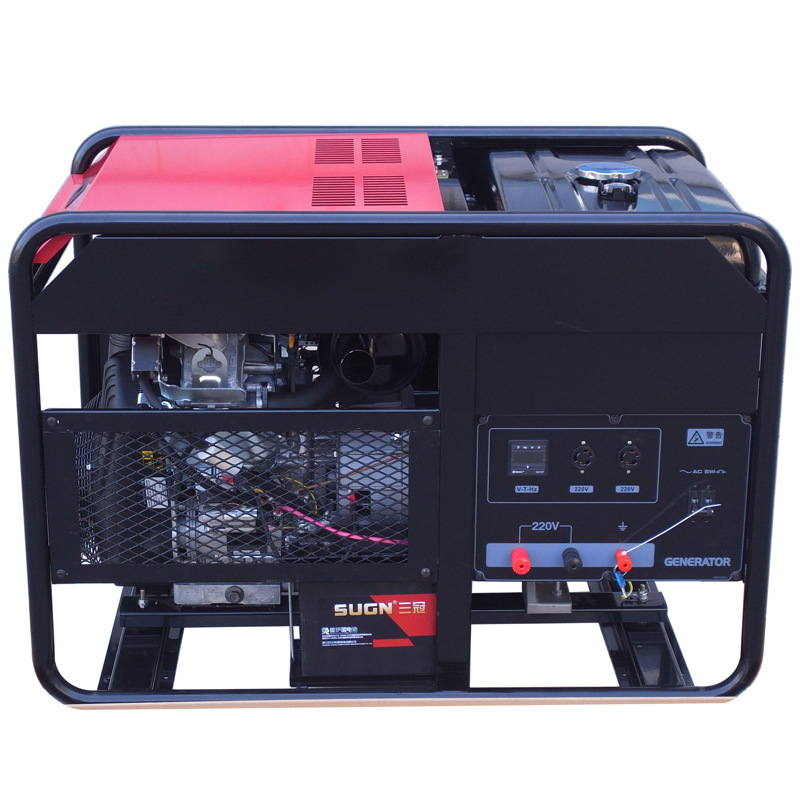 百力通动力汽油发电机组16KW三相380V电启动全铜电机低噪音发电机