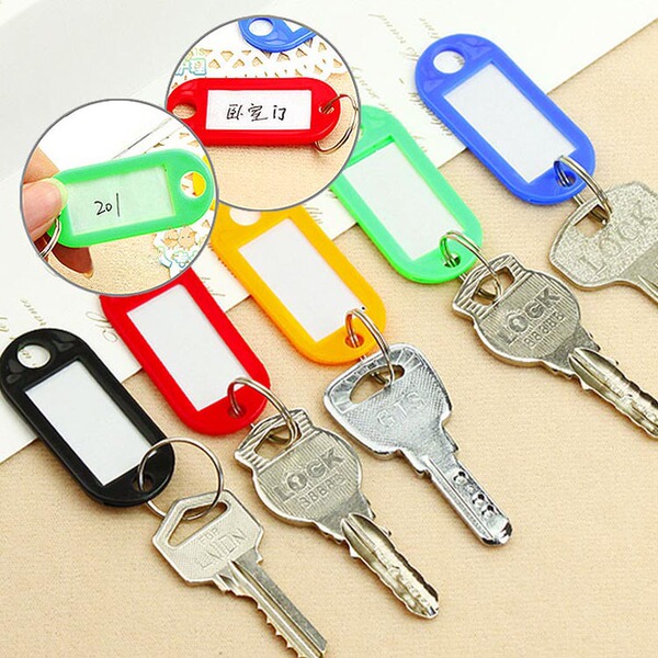 Color plastic keychain Classification Signing Signing Sign Baggage…