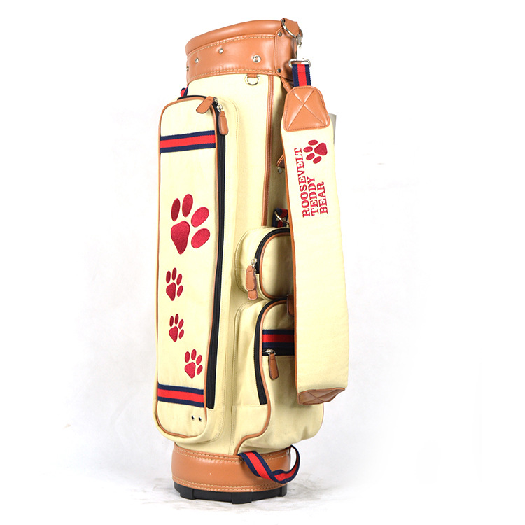 Transfronterizo caliente-Venta de la lona del club de golf del bolso de golf multifuncional bolsa de golf al por mayor de la fábrica