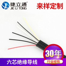 廠家批發供應 rvv銅芯電線 護套電線 六芯絕緣導線 耐熱家用電線