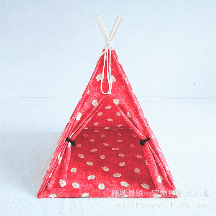 Fábrica al por mayor extraíble y lavable tienda de mascotas nido de peluche tamaño pequeño y mediano suministros para mascotas perrera gato nido