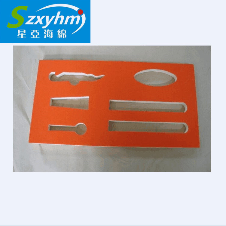 轻便结实海绵包装盒 气瓶器套装内衬盒填充凹槽内胆海绵厂