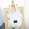 One-shoulder bag with letters, removable straps, bag strap for leisure, shopping bag, Korean style