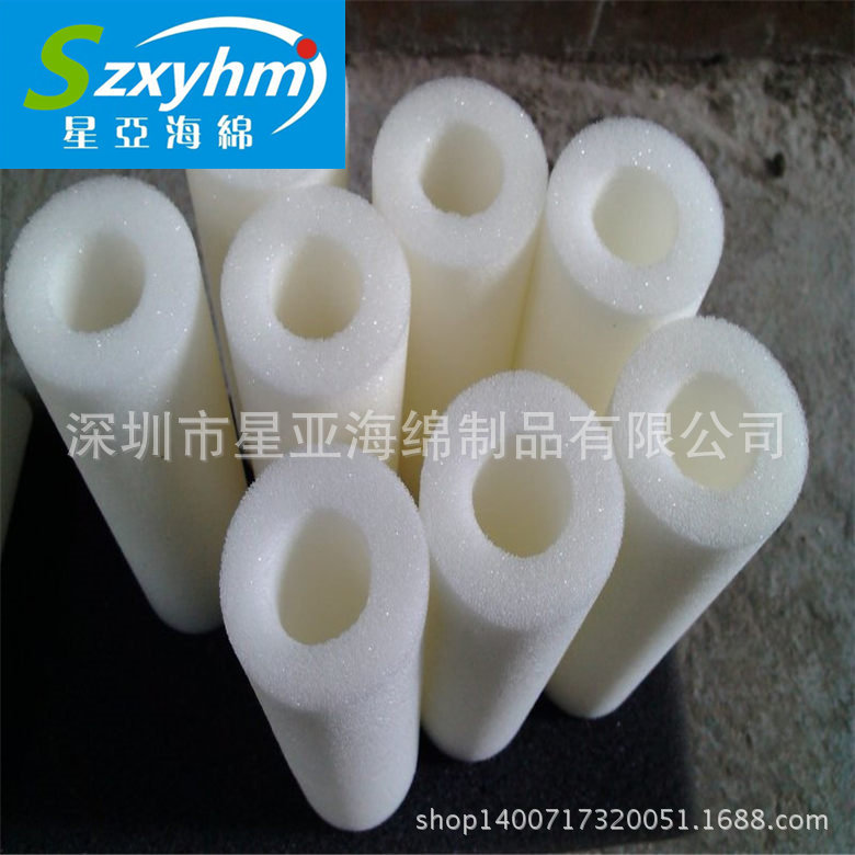 供应吸水储水海绵柱 管道清洁柱子 白色海绵柱子多用保湿