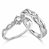 Zirconium for beloved, wedding ring, accessory, jewelry, wholesale