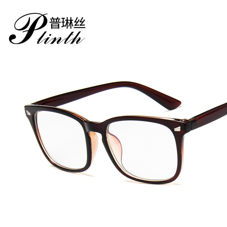 Rice Nail Flat Glasses Fashion Vintage Glasses Frame 8082 with Myopia Glasses Frame Korean Style Fashionable Glasses