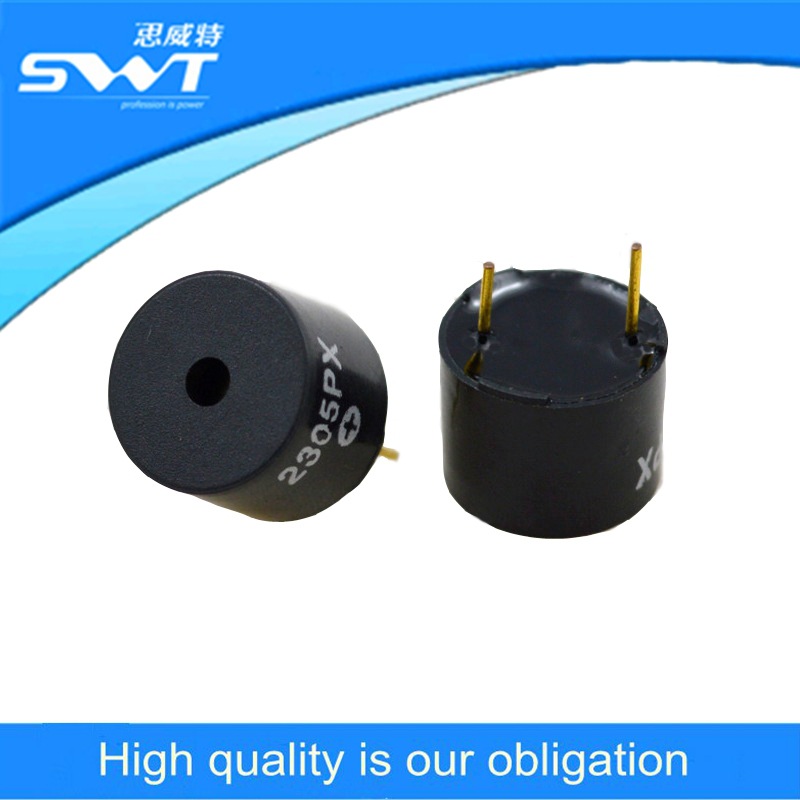 广东电磁蜂鸣器工厂 1295电磁有源蜂鸣器 5V 2.3M频率 量大价优