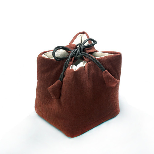 Tea set cloth bag one pot four cups storage bag cotton sack processing logo teapot teacup bag bundle pocket travel portable