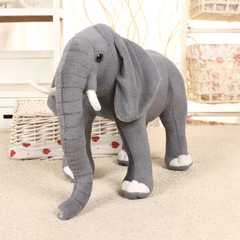 Wholesale simulated elephant plush toys, dolls, photography props, scene layouts can be shipped in one piece
