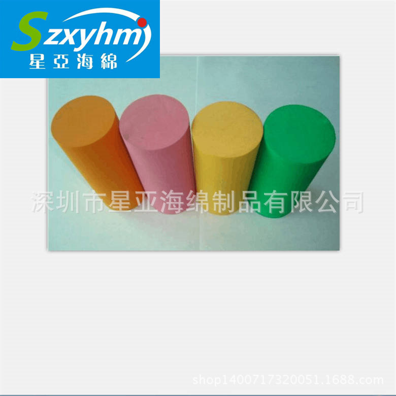 厂家供应 高弹海绵柱 空心海绵柱子 实心海绵柱防水