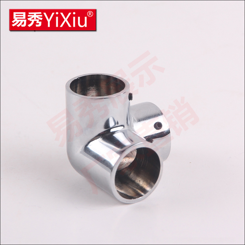 易秀厂家直销 三角形圆管接头 管子接头 管通 管通连接件