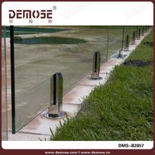 泳池护栏的玻璃夹子 度假风景曲无立柱玻璃栏杆 简约栏杆