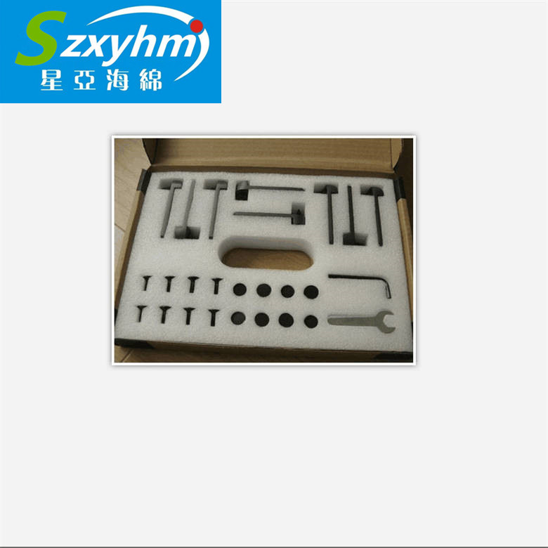 高发泡仪器礼盒防震成型 eva雕刻冲压泡棉内衬 发泡棉黑色可切割