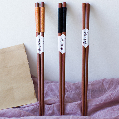 Children's chopsticks wholesale solid wood chopsticks baby tableware solid wood chopsticks creative beech wood chopsticks with logo wood chopsticks