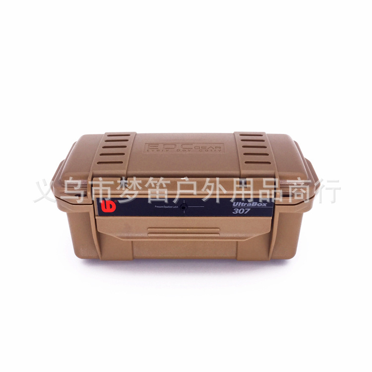 EDC al aire libre a prueba de polvo anti-caída anti-presión caja de almacenamiento con tampón almohadilla de goma caja de sellado Caja impermeable