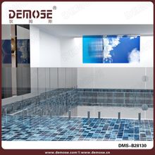 厂家直销 无立柱玻璃泳池栏杆 室外玻璃栏杆落地玻璃夹316/304