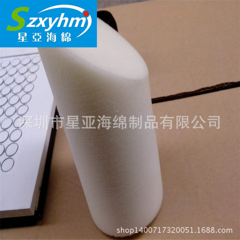 供应加长清洗射弹海绵 清洗管道海绵柱 高密度吸水黑色海棉柱