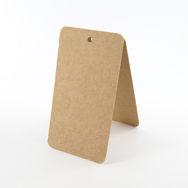 Cowhide paper tag spot Black paper card costume price label women's…