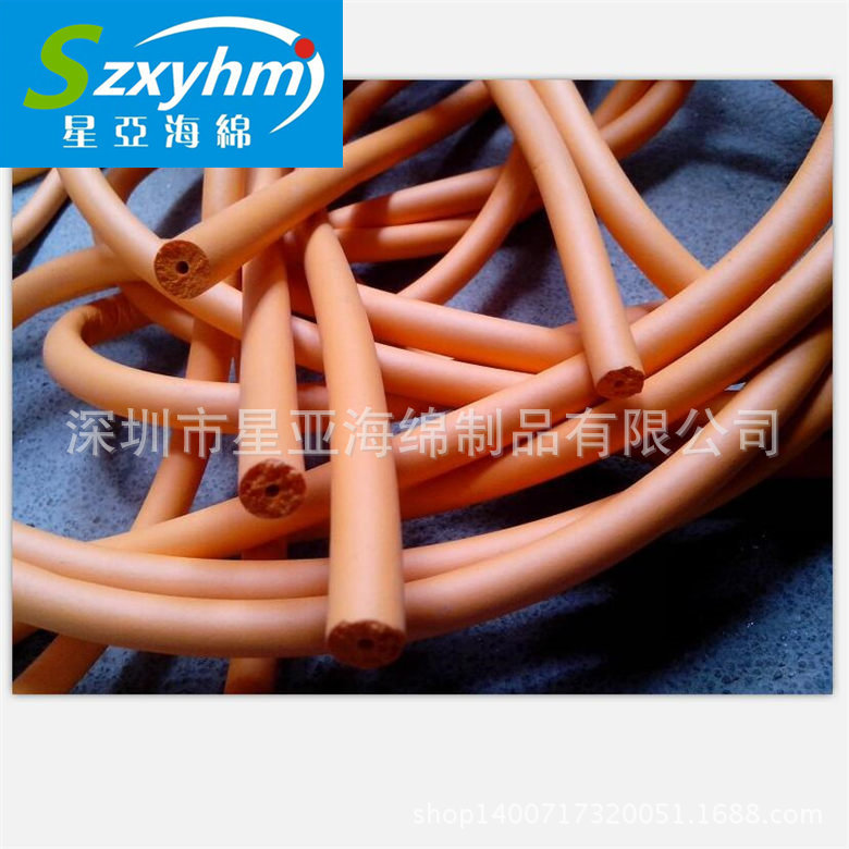 供应高垂直海绵实心柱 汽车异形清洁海绵头 粗孔透气高密度空心柱