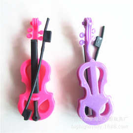 9.5厘米高迷你仿真小提琴沙盘沙具模型摆件儿童音乐乐器玩具2色混
