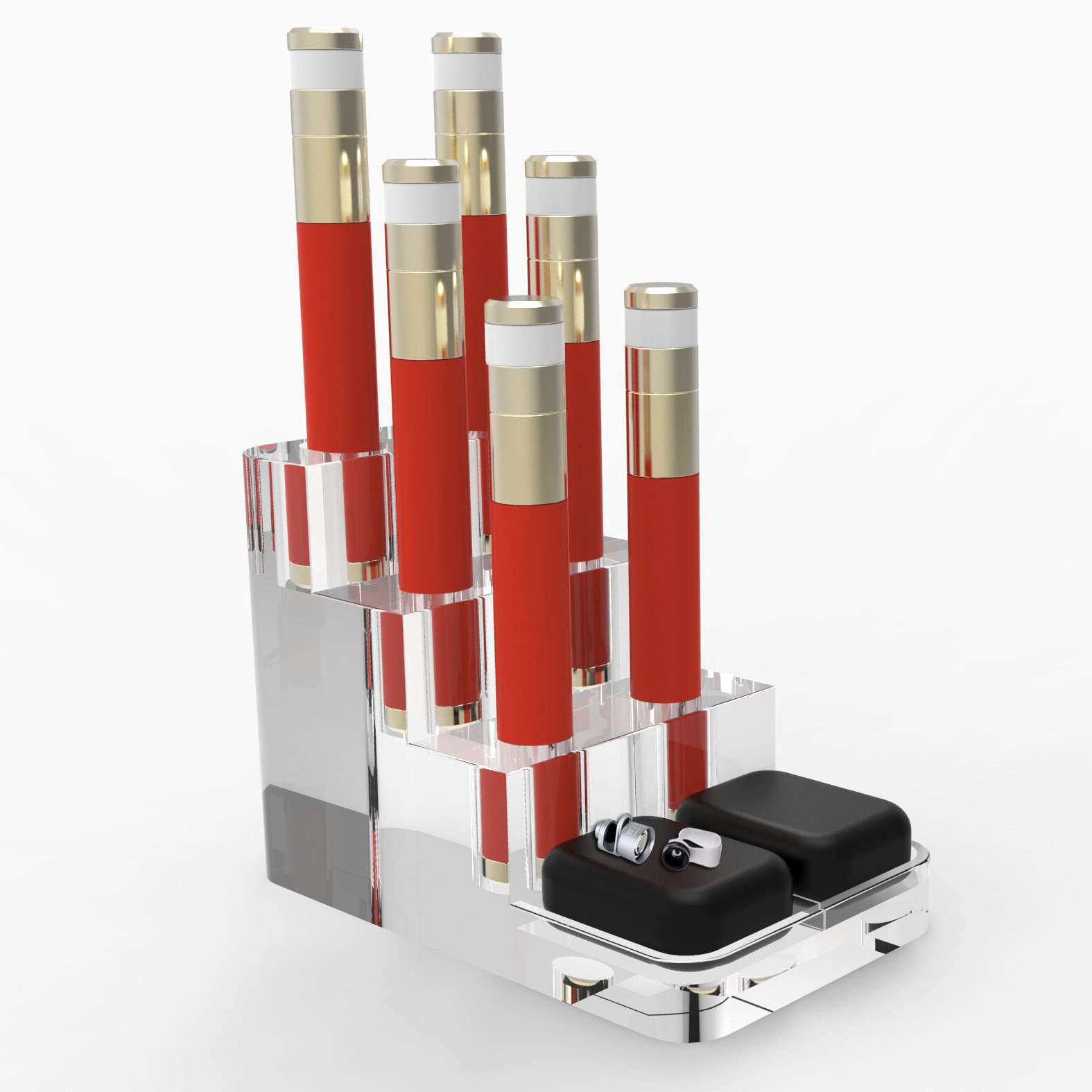 供应有机玻璃商品展示架 电子烟架 亚克力陈列架商超柜台产品收纳