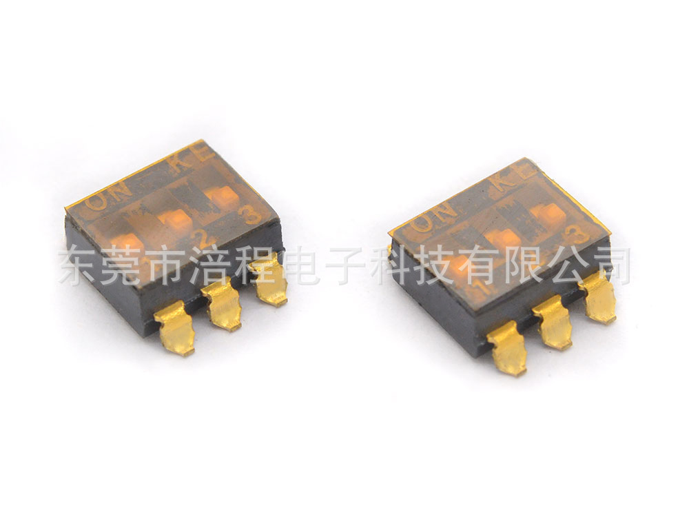 工厂直销耐电高温薄膜开关 KE拨码开关 贴片拨动开关