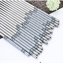 供应i青花瓷不锈钢筷子 韩式贴花不锈钢筷子 中空印花筷 礼品筷