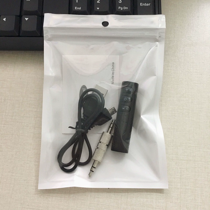 Зажим для игл - Bluetooth аудиоб receiver 3.5 AUX автомобильный аудио бокс наушник универсальный один тащить два вызов камера