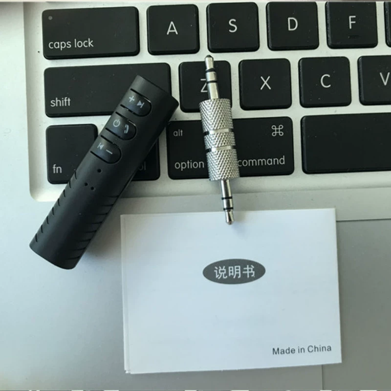Зажим для игл - Bluetooth аудиоб receiver 3.5 AUX автомобильный аудио бокс наушник универсальный один тащить два вызов камера
