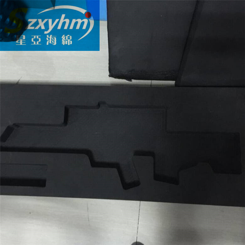 精准定 制海绵盒高密度防静电内衬盒填充凹槽包装高弹彩色EVA自粘