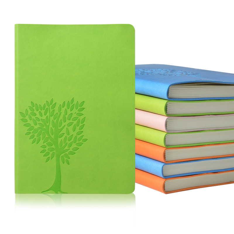 Bowen ds25-2 비즈니스 선물 메모장 PU 가죽 노트북 사무실 일기 책 학생 문구