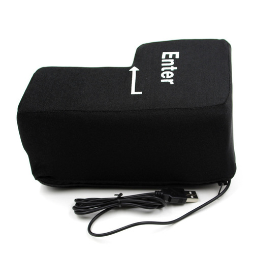 Big enter key super large enter button computer usb enter key adult vent pillow nap pillow decompression