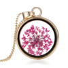 Necklace, creative plant lamp, sample, pendant, jewelry, Korean style, four-leaf clover